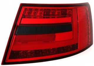 Τα φώτα LightBar για Audi A6 4F σε κόκκινο smoke 02/08
