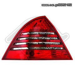 MERCEDES C180-320 W203 ΦΑΝΑΡΙΑ ΠΙΣΩ LED RED-WHITE(ΚΟΚΚΙΝΑ-ΑΣΠΡΑ)