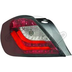 OPEL ASTRA H ΦΑΝΑΡΙΑ ΠΙΣΩ LED KOKKINA-ΦΥΜΕ/RED-TINTED